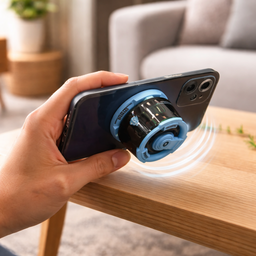 [HH00018340] سبيكر لاسلكي مغناطيسي ميني مع اضاءة ار جي بي قابل للشحن بقوة 5 فولت