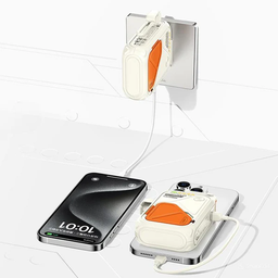 [HH00018638] باور بانك مغناطيسي وشاحن 2 * 1 ب 10000 مللي أمبير