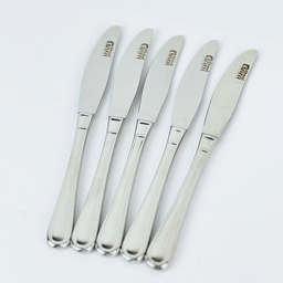 [HH00018902] طقم سكاكين عشاء 12 قطعة استانليس ستيل باللون الفضي