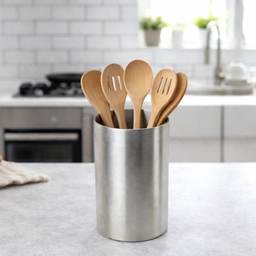 [HH00018914] حامل معالق وأدوات المطبخ  استانليس ستيل مقاس 13 سم