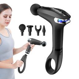 [HH00019058] جهاز مساج لاسلكي بـ 4 رؤوس قابلة للاستبدال ب 9 مستويات لاسترخاء عضلات الجسم