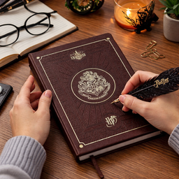 [HH00019464] نوت بوك هاري بوتر بتصميم غلاف جلد أنيق