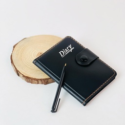 [HH00019609] نوت بوك ميني بكبسولة للقفل مع قلم لتدوين الملاحظات بمقاس 11 * 9 سم