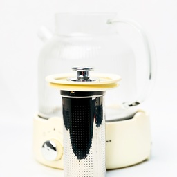 [HH00019741] كاتيل بايركس شفاف مع مصفاة داخلية للشاي والاعشاب بسعة 2 لتر