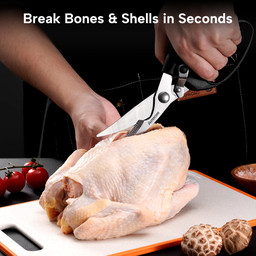 [HH00000084] مقص مطبخ بسوسته و مفتاح امان لتقطيع الفراخ والخضروات متعدد الاستخدامات