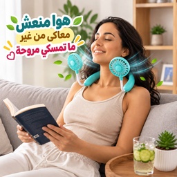 [HH00036073] مروحة رقبة  للتبريد مع 3 مستويات سرعة مختلفة بذراع قابل مرن قابل للتعديل