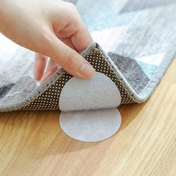 [HH00004711] لاصق وسكوتش مثبت قوي للسجاد والمراتب والديكور دائري 10 قطع