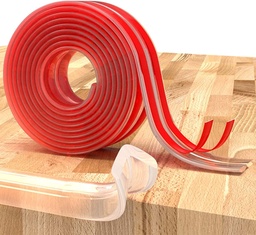 [HH00005726] رول حامي زوايا سيليكون شفاف 1 متر ذاتي اللصق وقابل للقص لحماية الاطفال