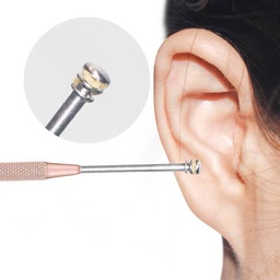 [HH00005728] اداة مزدوجة لتنظيف الأذن وإزالة الشمع قابلة للغسيل لإعادة الأستخدام