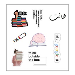 Hanet Vinyl Sticker Pack Reusable &amp; Waterproof