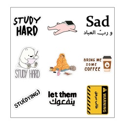 Nerd Vinyl Sticker Pack Reusable &amp; Waterproof