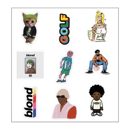 Brent Faiyaz Lovers Vinyl Sticker Pack Reusable &amp; Waterproof
