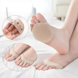 [HH00007363] بطانة مشط قدم دائرية من الاسفنج والقماش لمنع القرح وراحة القدم الاحذية للنساء