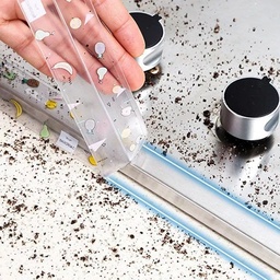 [HH00000551] شريط لاصق مانع تسريب للحوض و البانيو والتواليت شفاف بنقشات