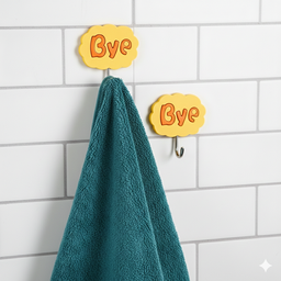 [HH00013512] طقم هوك 2 قطعة لتعليق الكابات والاكسسوارات بكلمه باي