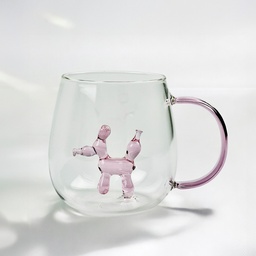 [HH00014440] مج زجاج ثري دي  400 ملي مناسب لشرب العصائر والاتية